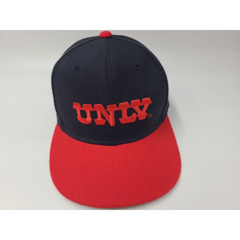 Vintage UNLV Runnin Rebels New Era 59Fifty Pro Model Fitted 6 7/8 Hat Cap NCAA